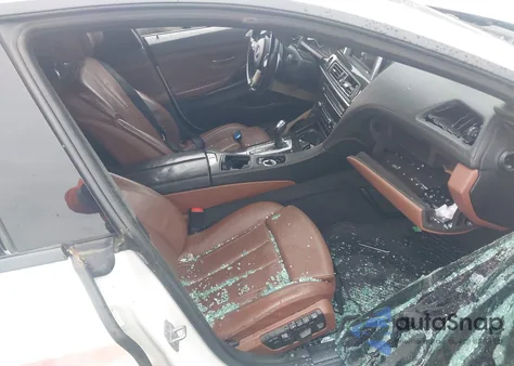 2015 BMW 650I Gran Coupe from USA, damaged, VIN WBA6B2C51FD799079